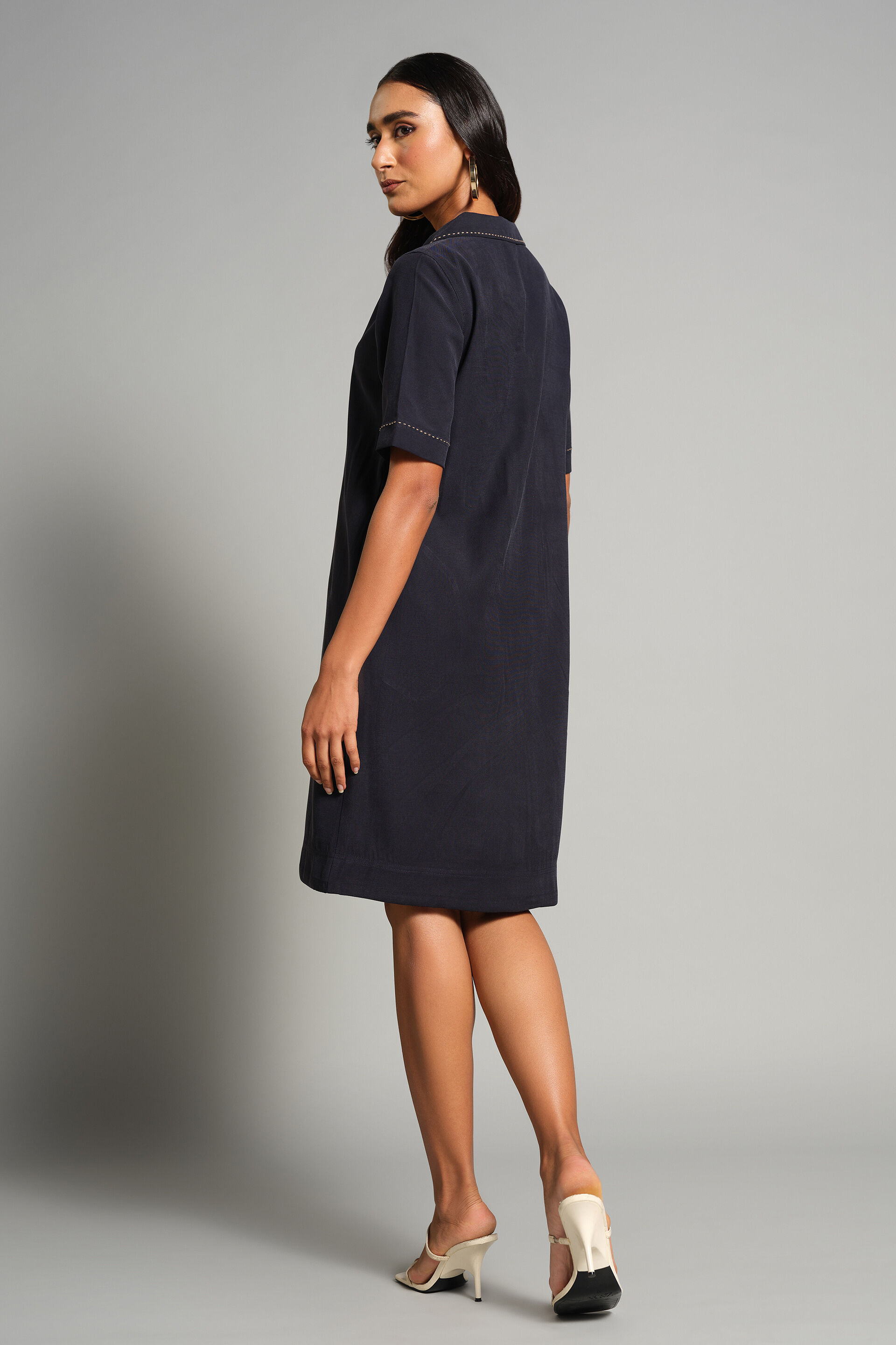Work Week Dress, Navy, image 4